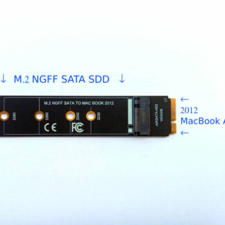 Apple 2012 MacBook Air SSD auf M.2 NGFF SATA SDD Adapter Karte | A1465 A1466