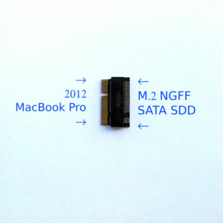 2 bis für MacBook 2012-Adapterkarte SATA M.2 NGFF SSD bis für MacBook 2012-Festplatte Treiberfreie Adapter-Riser-Karte SSD-Riser-Karte ASHATA SATA M 